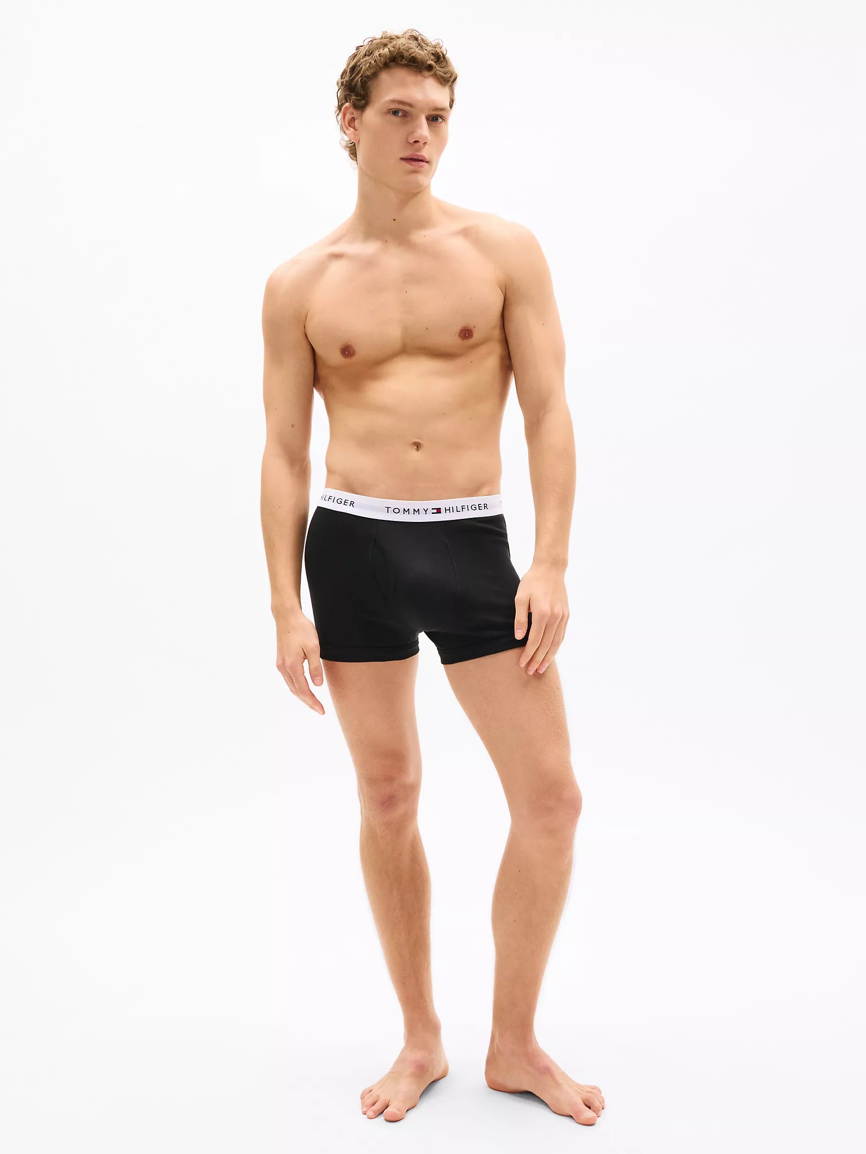 Tommy Hilfiger Cotton Classics Trunk 3-Pack | Black