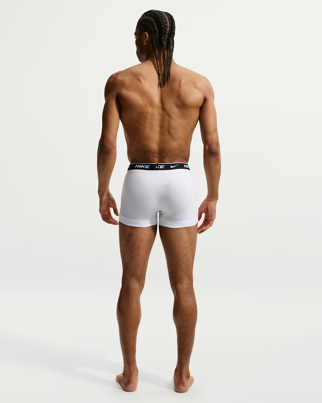 Nike Cotton Stretch Men's Dri-FIT Trunks (3-Pack) | White