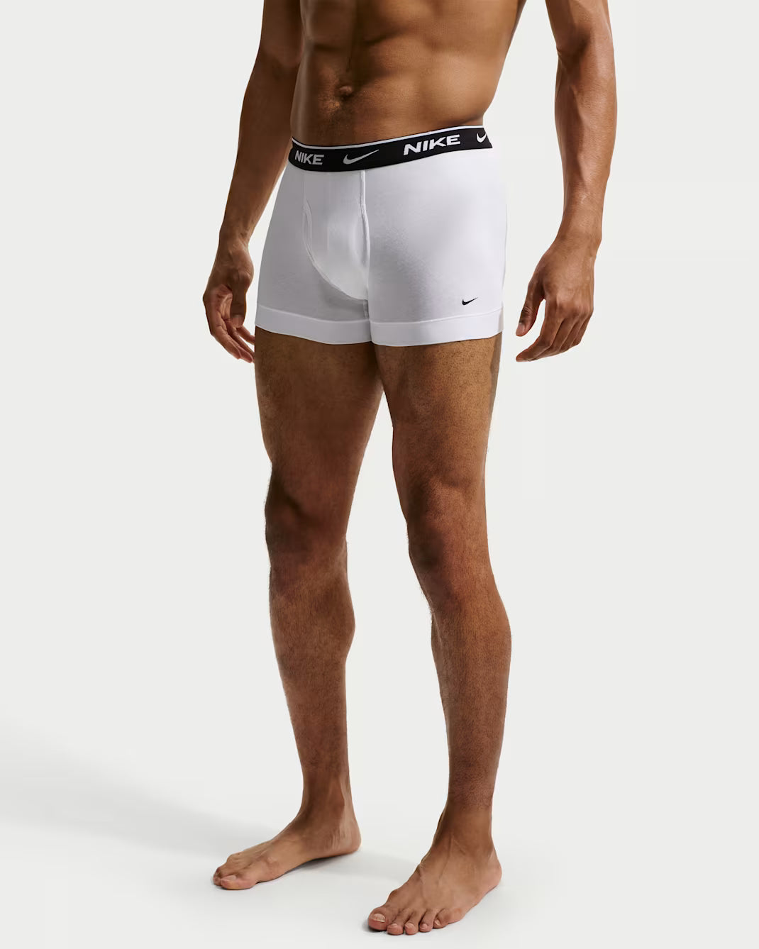 Nike Cotton Stretch Men's Dri-FIT Trunks (3-Pack) | White